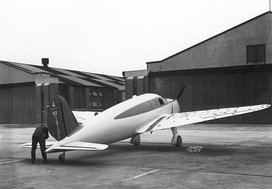 Image of Fairchild F-46, first fiber reinforced polymer plane